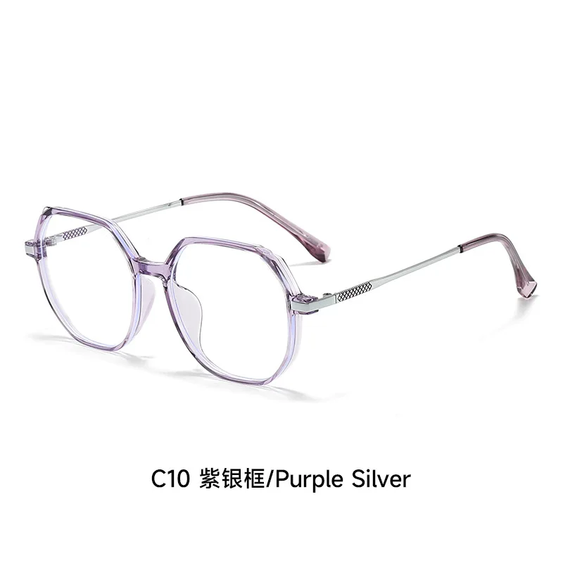 Polygonal Eyeglass Frame Modern Lenses Blocking Glasses Computer Eyewear Stylish Anti Blue Light Glasses For Stage Performance