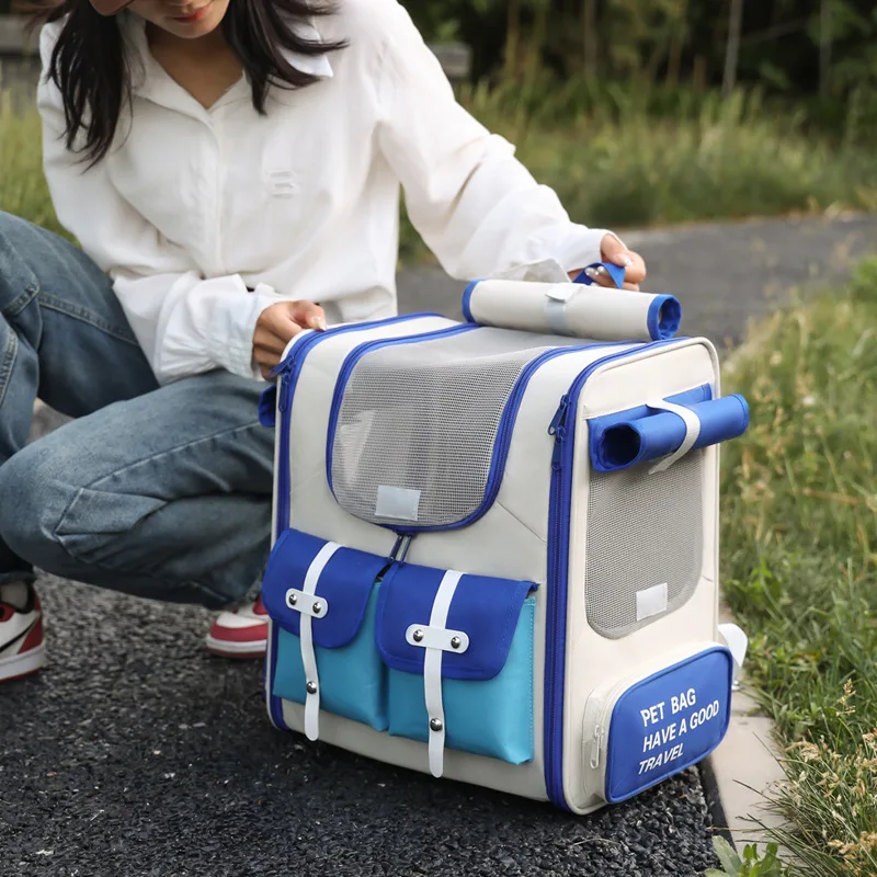 0-8kg Pet Dog Cat Outing Portable Cat Dogs Backpack Summer Breathable Carrier Travel Puppy Kitten Bag Carrying Transportin Bag pet carrier bag pet carrier backpack pet bag