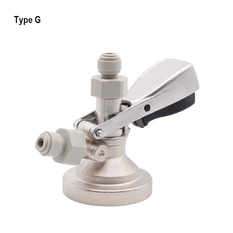 Premium Draft Beer Dispensing Coupler with Brass Body & Stainless Probe