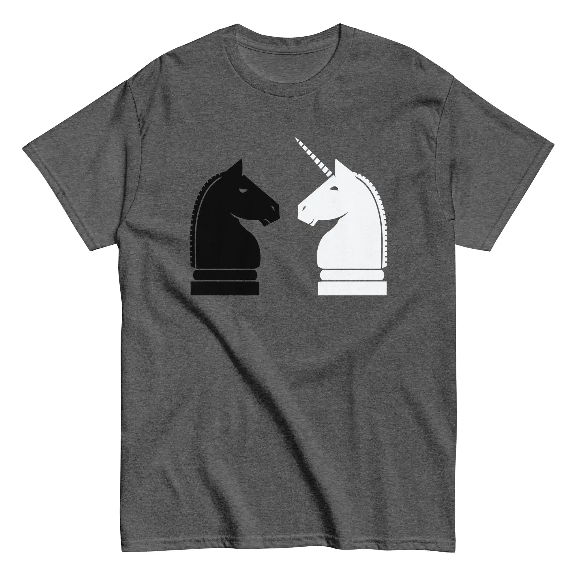 

Chess Unicorn Unisex T-shirts for Man Woman Short Summer Tees Casual Cotton New Arrival Fashion Couple's Cloths