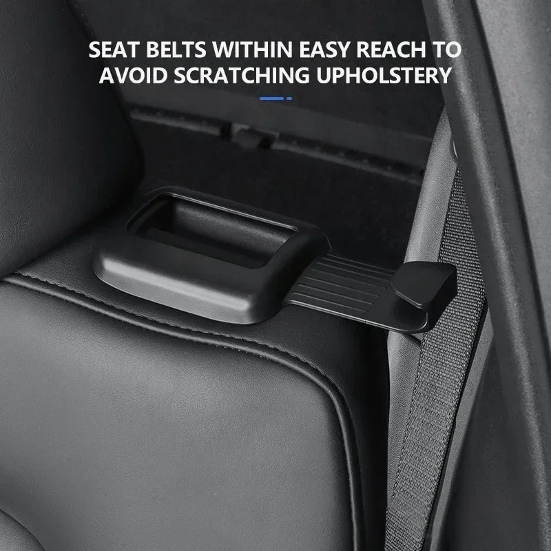 For Tesla Model Y HW4.0 Backseat Seatbelt Guide Holder ModelY Car Rear Seat Safe Belt Guide Limiter Accessories