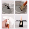 3/2/1pcs Ultra Thin Foundation Brush Soft Hair Thin Face Contour Brush Flat Contour Brush Blending Foundation Cream Makeup Tools 6