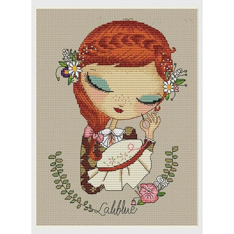 ZZ2292 For Needlework Kit NOT PRINTED Cross stich Painting Set Cross Stitch Kits Cross-stitch Embroidery Set Stitch Kits