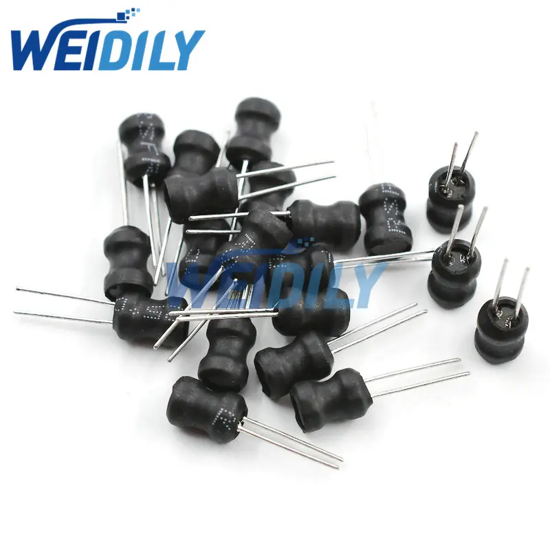 0608 0810 0912 DIP Inductor 2.2/3.3/4.7/10/15/22/33/47/68/100/150/220/330/470uH 1/1.5/2.2/3.3/4.7/10mH 6*8 8*10 9*12 Inductance