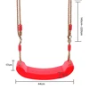 Children Swing Sport Toy Durable Plastic Hard Board Adjustable Sitting Plate Colorful Swing Kids 6
