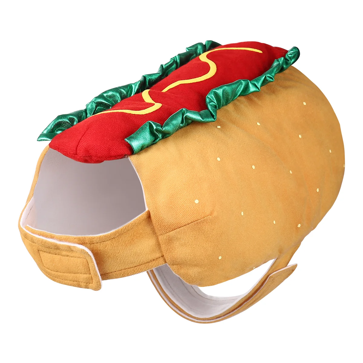 

Hot Dog Halloween Dog Costume - Pet Christmas Costumes Funny Hot Dog Hamburger Cosplay Dress Up Clothes Small Medium Dogs