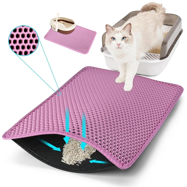 Cat Litter Mat Pet Toilet Waterproof Double Layer Pet Litter Box Mat Nonslip Sand Cat Washable Mat Clean Pad Pet Clean Supplies