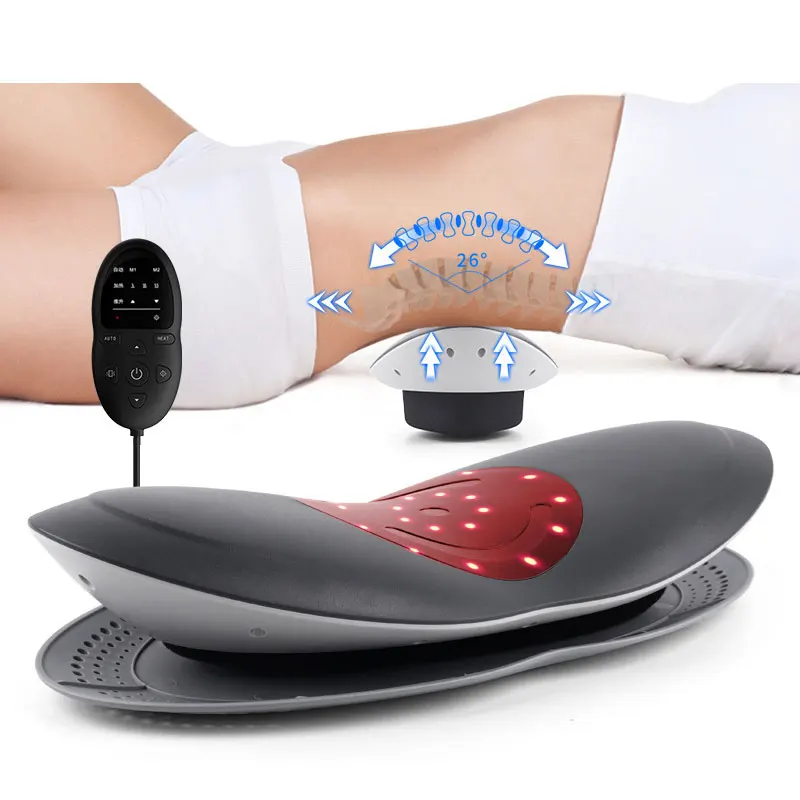 

Electric Traction Waist Massager Inflatable Back Posture Corrector Hot Compresses Pain Relief Device Lumbar Spine Stretcher