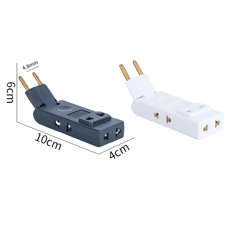 4 In 1 Wall Outlet Extension EU Electrical Socket 180 Degree Plug Adapter Travel Aadapter Portable Power Converter power plug adapter power socket adapter conversion plug electrical power socket plug conversion socket electrical sockets universal socket adapter