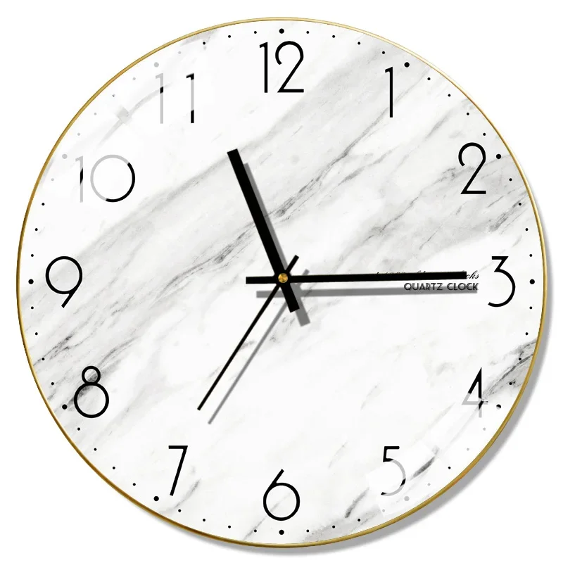 Large Glass Wall Clock Color:Style 9;Sheet Size:14 inch