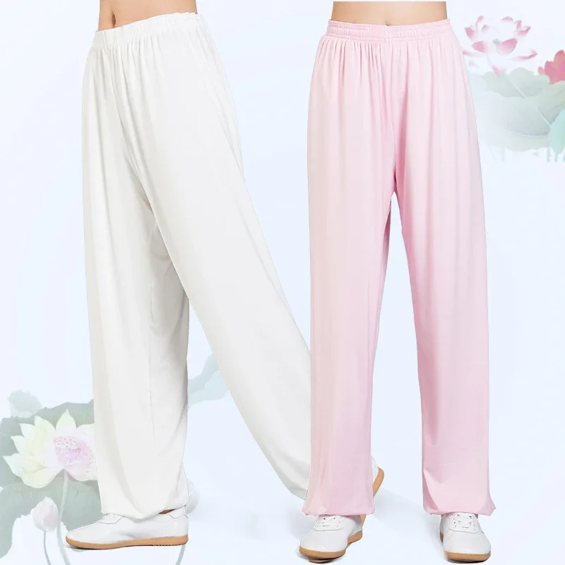 Modal Tai Chi Pants Woman And Man Wu Shu Pants Spring And Summer Martial Art Yoga