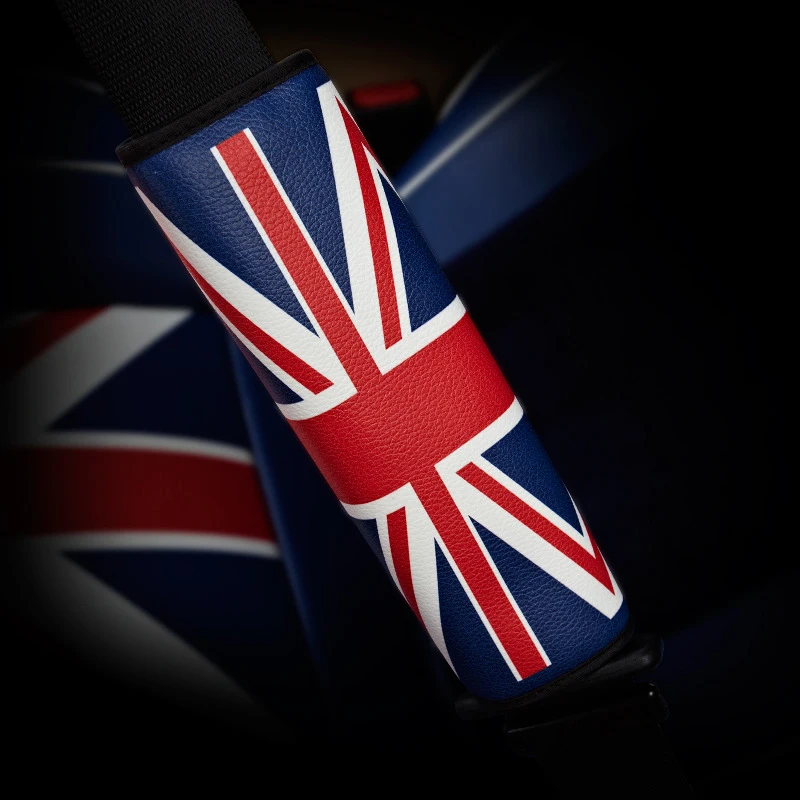 BMW MINI Cooper JCW One S Countryman Clubman F55 F56 F60 R60 R56 R55용 PU 가죽 자동차 안전벨트 커버 패드 어깨 보호대