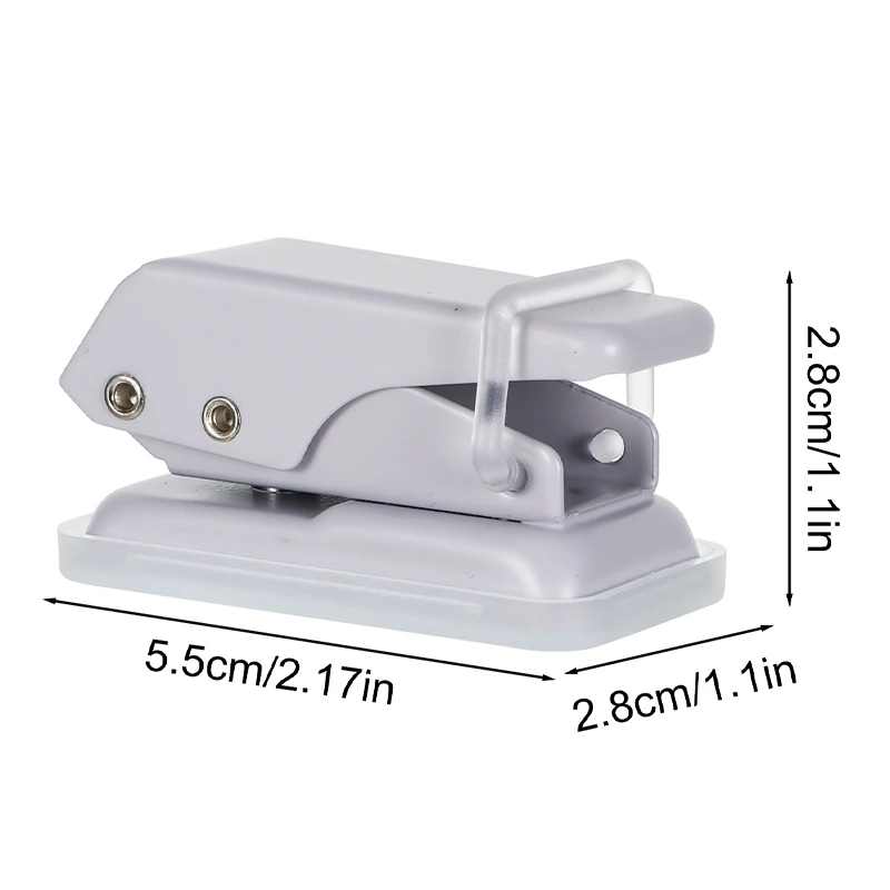 Paper Punch Single Ring 1 Hole Portable