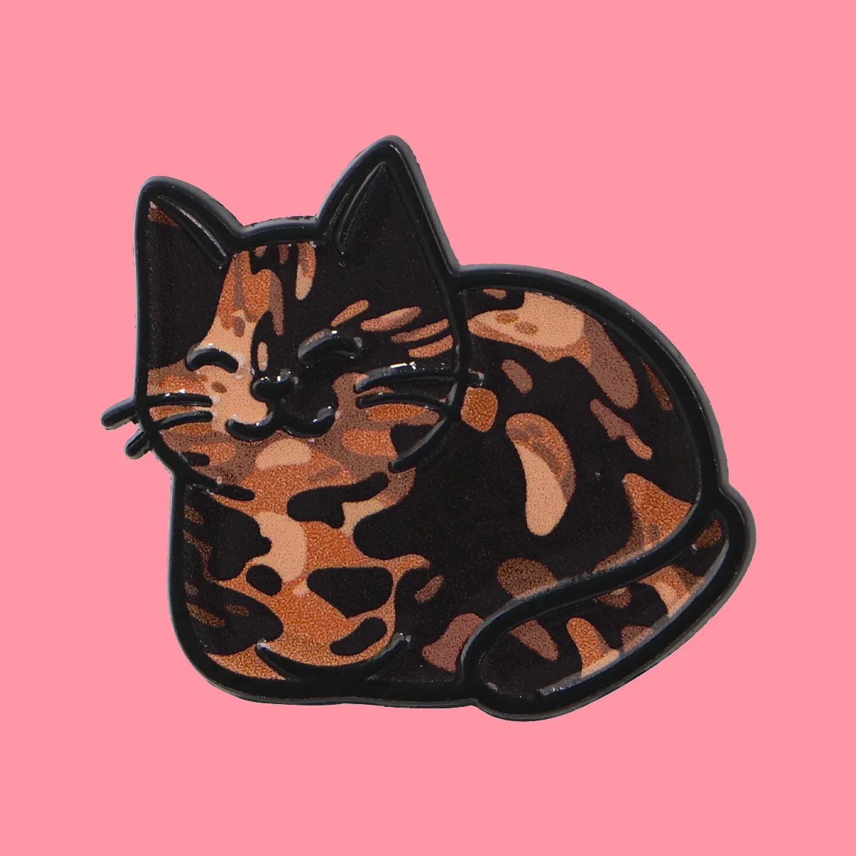 Niedliche schwarze Katzen Emaille Pin Cartoon Anime Brosche Anstecknadeln Abzeichen auf Rucksack Kleidung Accessoires Modeschmuck Freunde Geschenke