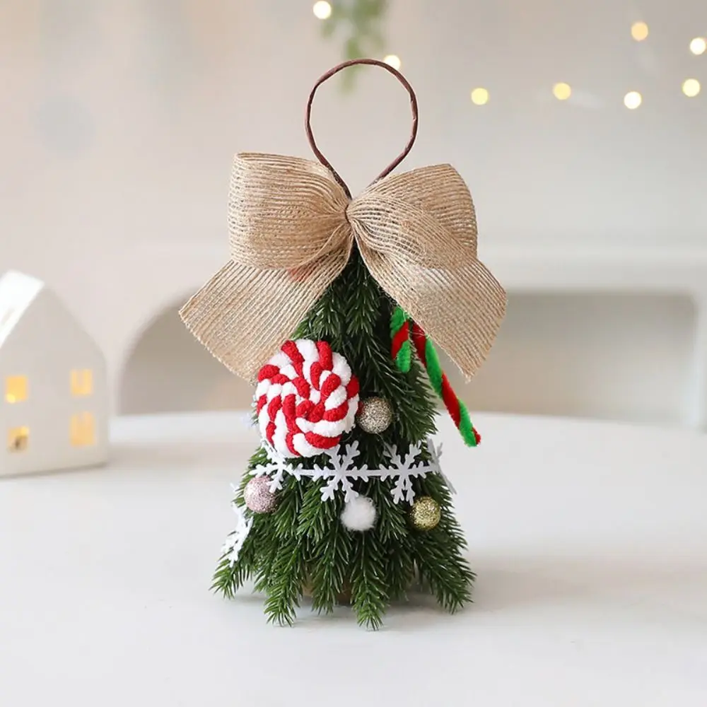 Mini Christmas Tree PE Scene Setup Desktop Ornament