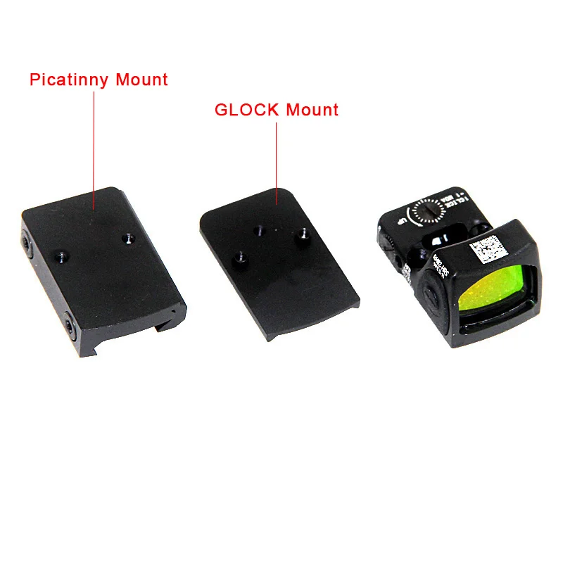Red Dot Sight Rifle Scope Holy Warrior RM82 HRS Red Dot Sight Aluminum RMR Reflex Sights Scope Picatinny And GLOCK Mount Rifle Airsoft Hunting