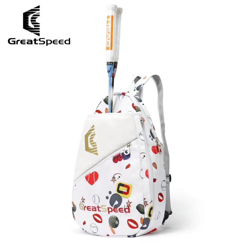 Greatspeed Children Racket Backpack with Sneakers Compartment 2 in1 Shoulder Bags Badminton Tennis Bag