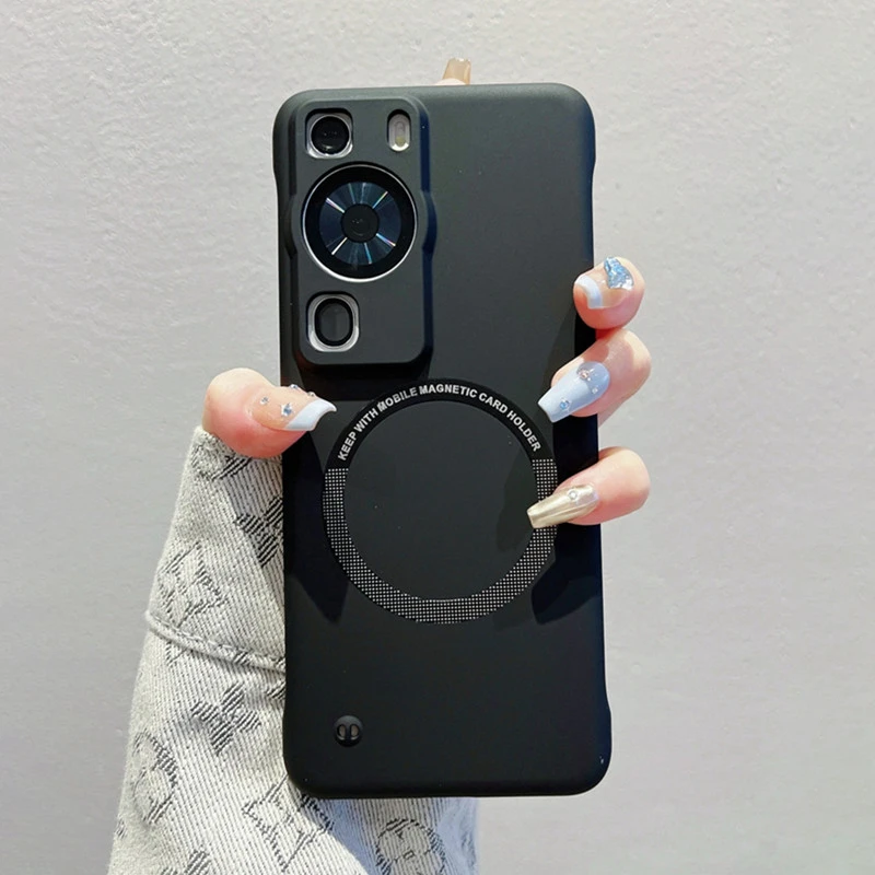 Funda magnética inalámbrica con carga inalámbrica para Huawei Mate 60, Po 50, 40, 30, 20, P60, P50, P30, ultrafina, a prueba de golpes_voghion.com