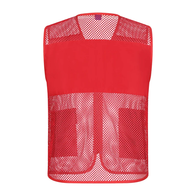 Outdoor Men Multi Pocket Baggy Vest 2023 Summer Men Casual Thin Mesh Shooting Work Outerwear Sleeveless Jacket With Many Pockets