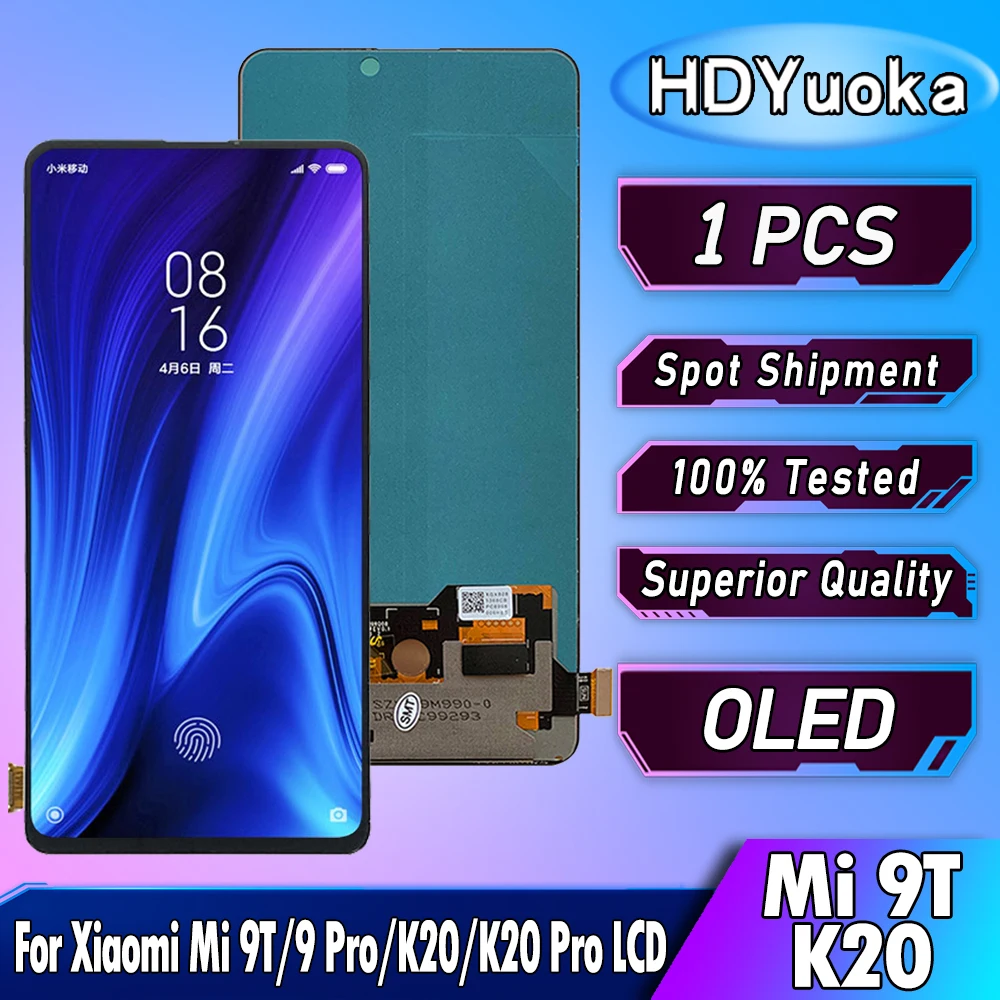 Ecran Xiaomi Mi 9T / 9T Pro / Redmi K20 / Redmi K20 Pro Noir OLED