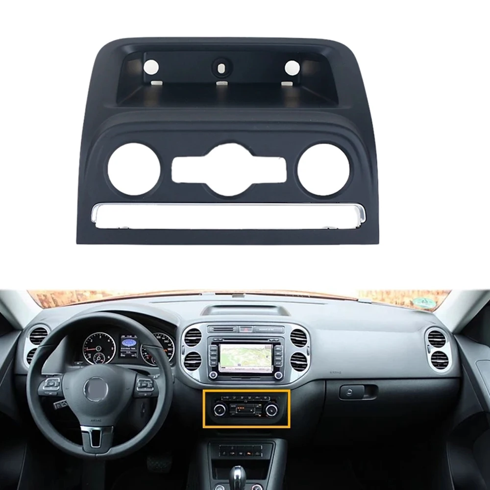 Front Air Conditioning Dash Trim Control Cover for Tiguan 2011-
