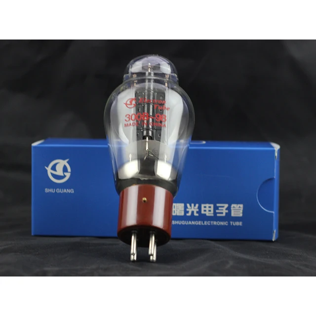 新品2本 曙光電子 Shuguang 300B 300B-98 真空管 茶印字赤 新品2本 曙光電子 Shuguang 300B 300B-98 真空管 茶印字赤 300B 全段