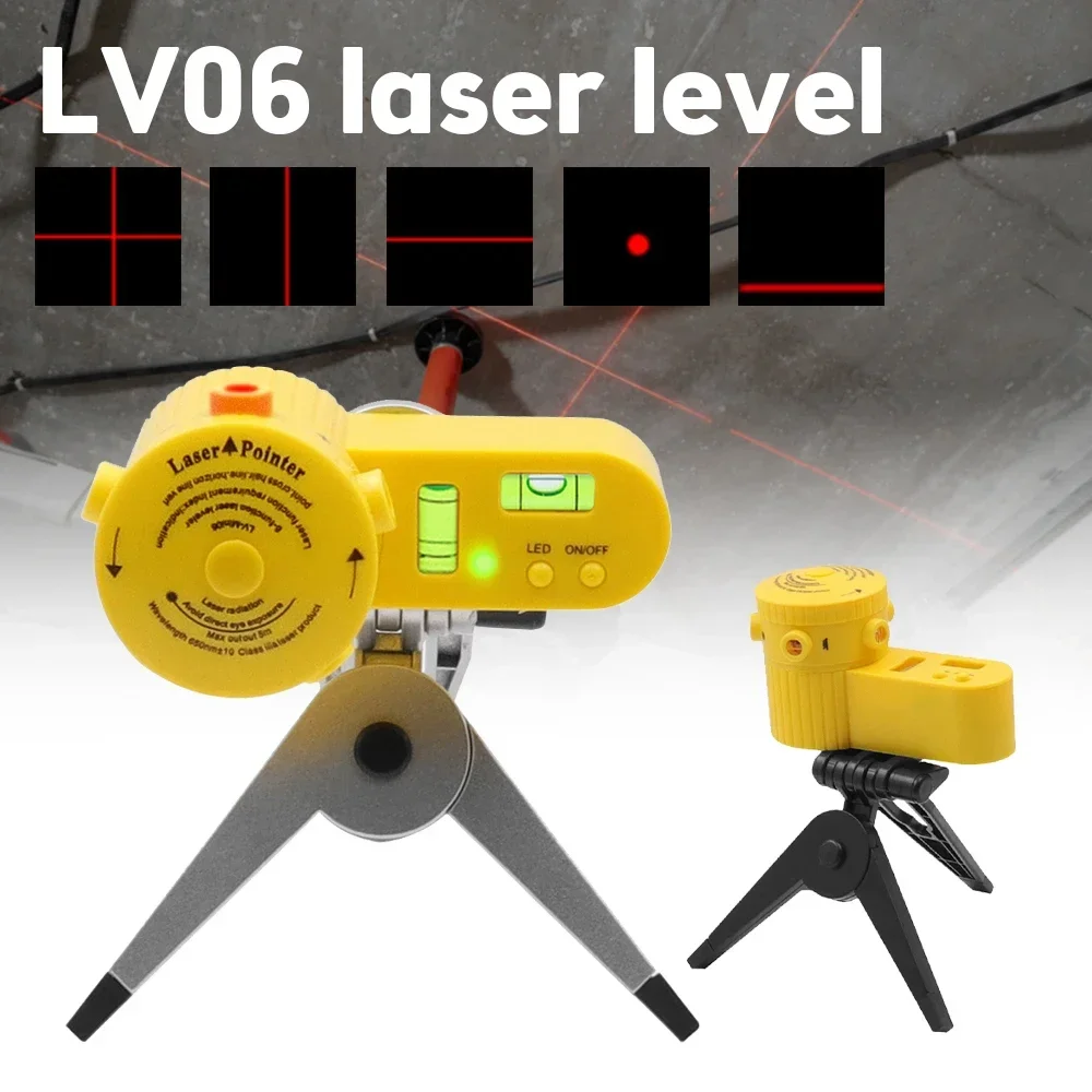 Laser Level 4 In 1 Level Ruler Measuring Laser Ruler Ertical Horizontal Tools with Tripod Laser Trena Level Tools