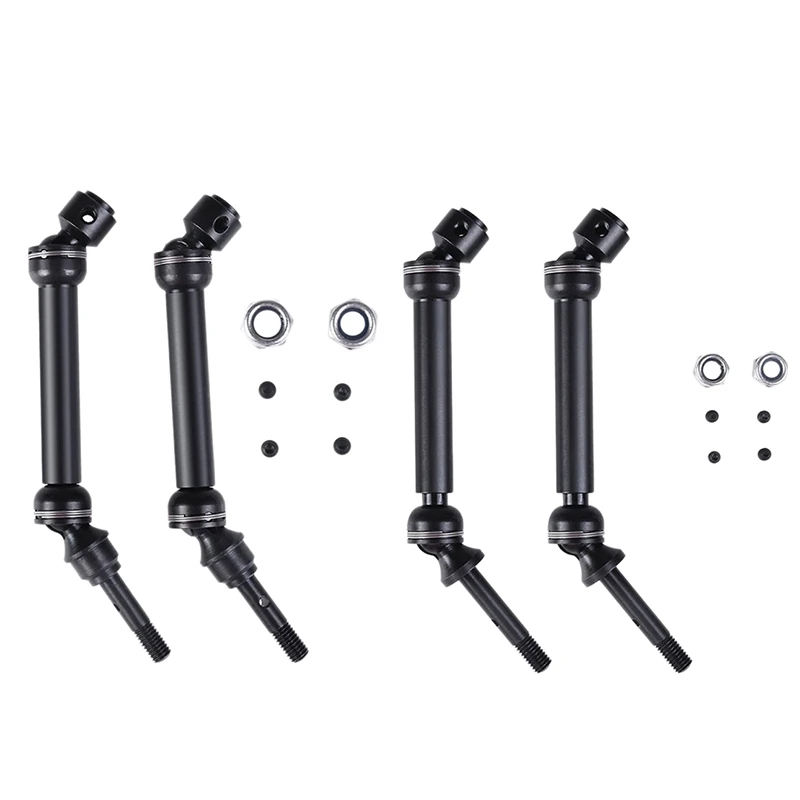 AED5-Front & Rear Drive Shaft Assembly Heavy Duty For Traxxas 1/10 Slash 4X4 Stampede Vxl 2Wd 6851R 6851X 6852R 6852X