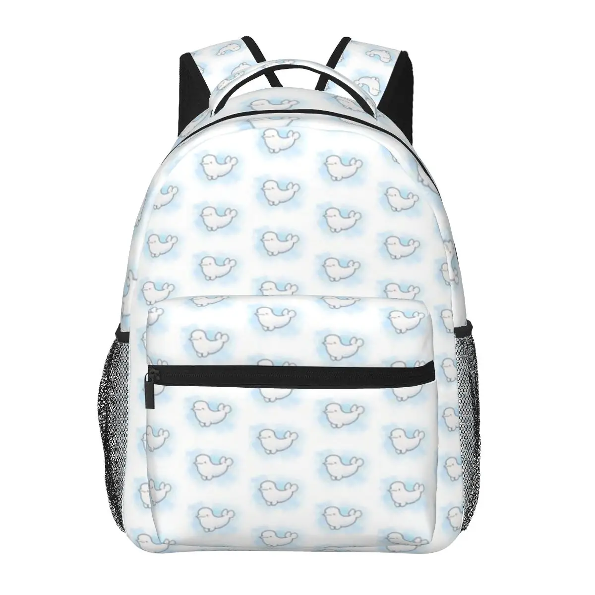 Cute Beluga Whale Bubbles Chibi One Zaino Casual