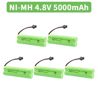 4.8V 5000mah NiMH AA Battery For Rc toys Cars Tanks Robots Boats Guns 4.8v Rechargeable Battery 4* AA Battery Pack 1-10PCS 2