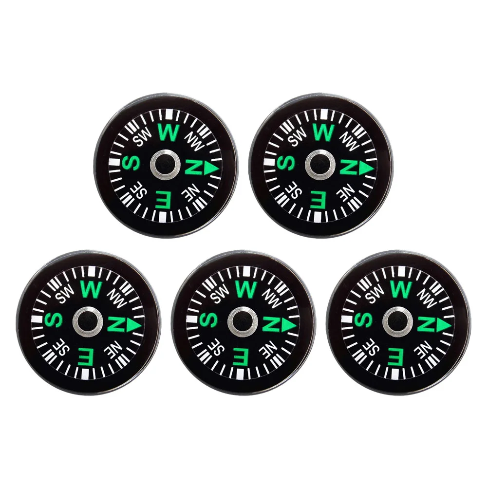 

5 X Compass Professional Vintage Accessories Backpack Survival Life-saving Wrist