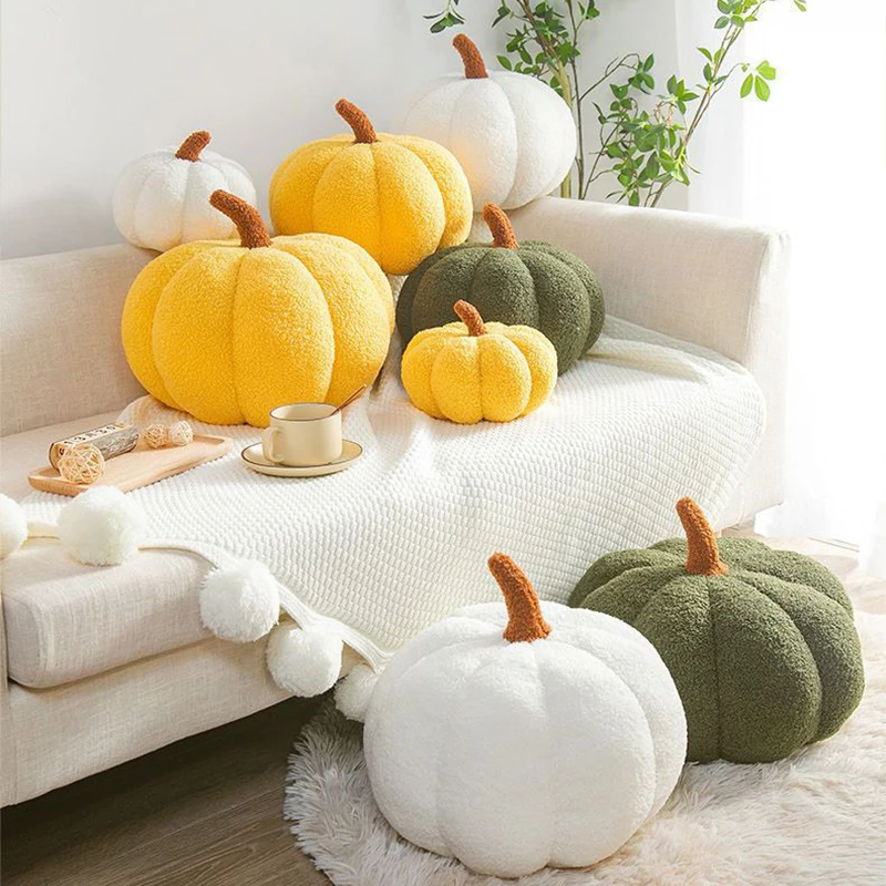 Pumpkin Plush Pillow Living Room Bedroom Decoration Window Pillow Sofa Cushion Pumpkin Throw Pillow Halloween birthday Kids Gift 3