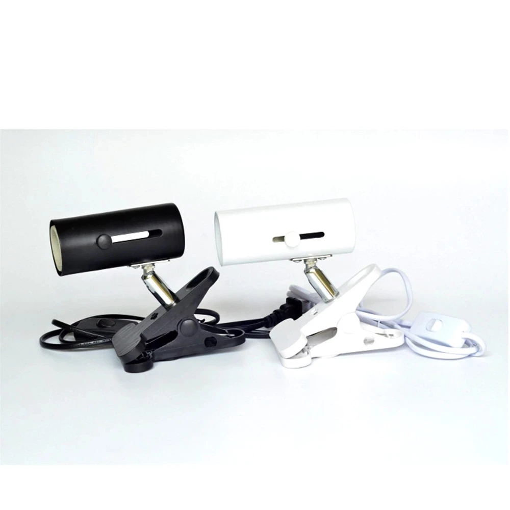 E27 Clip Lamp Holder With Switch LED Plant Lamp Condenser Table Display Case Aquarium Incubator Bulb Table Top Infrared Light
