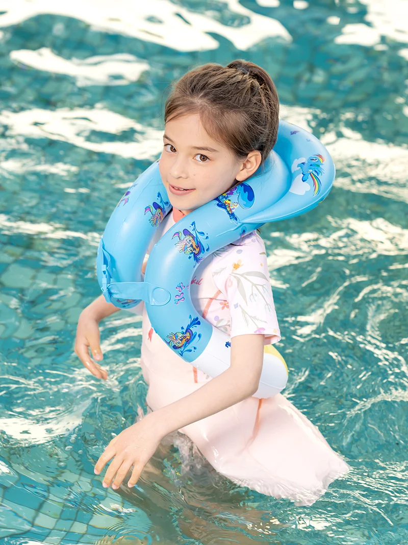Baby Swimming Pool Float 2-6Y Kids Swim Vest Life Jacket Summer Water Play Inflatable Swimming Ring Pool Toys Float for Children 3