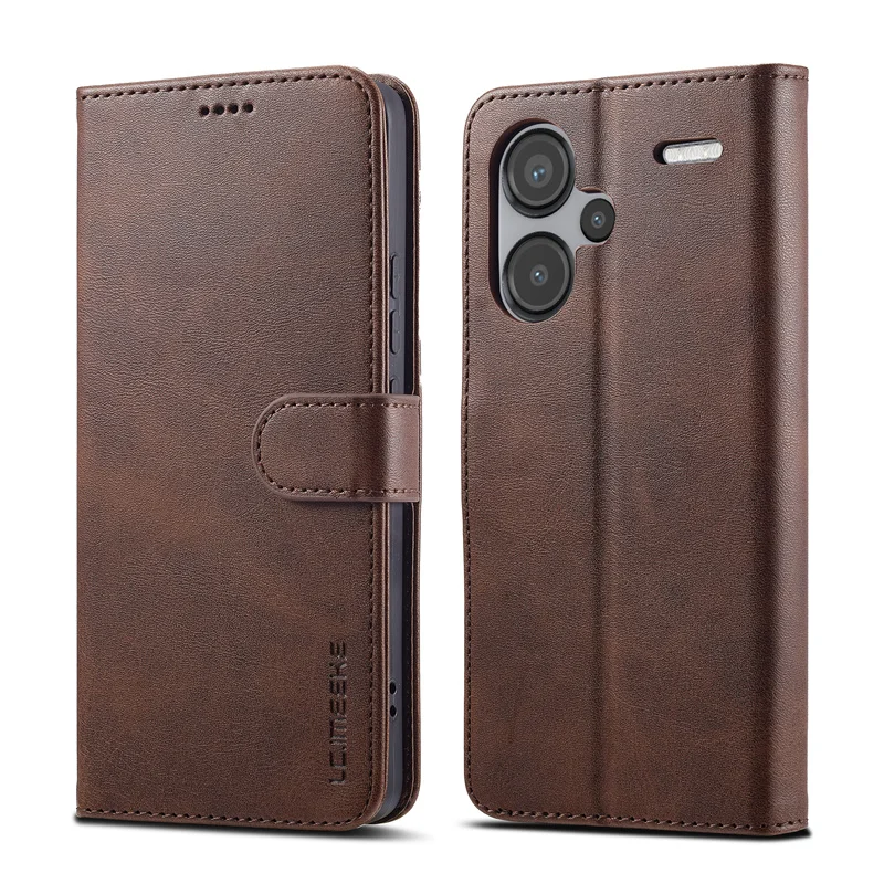 Luxury Flip Leather Wallet Case with Magnetic Card Holder