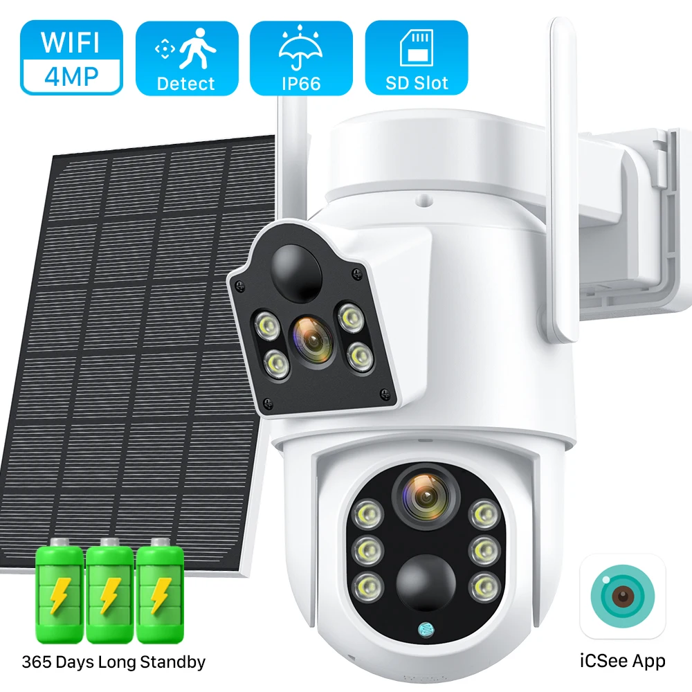 Telecamera Wi-Fi 2K Per Esterno Con Batteria 5200mAh, Rilevamento PIR, Audio Bidirezionale E Resistenza IP65 – Vorsicher