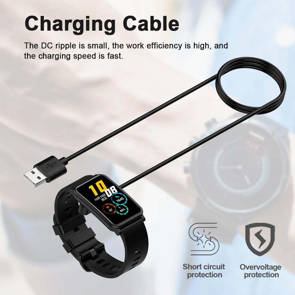 Smartwatch USB Charge Cable for Huawei Watch Fit/Huawei Band 6/Huawei Band 6 Pro/HONOR Band 6/HONOR Watch ES Charger Accessories titan smart watch charger