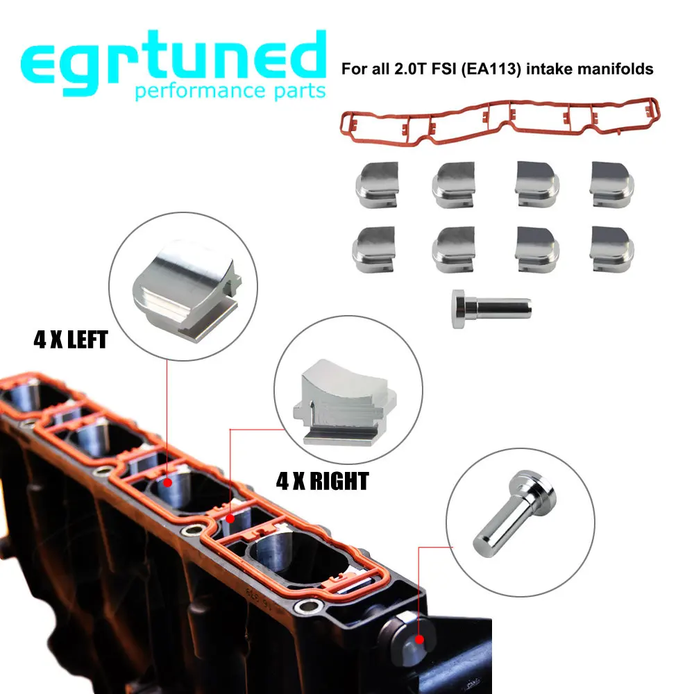 FreeshippingHighQualityintakemanifoldRunnerFlapDeleteSwirlFlapFlapsGasketforAudi