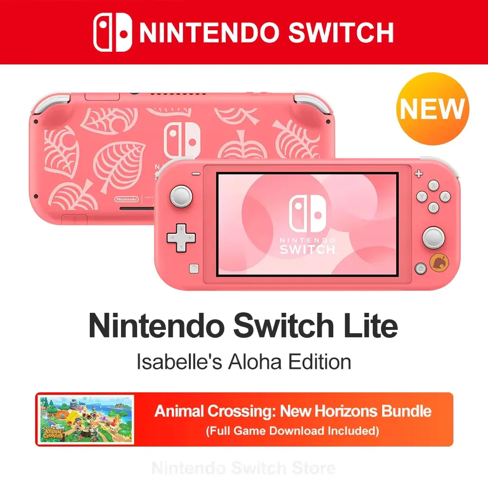 Nintendo Switch Lite Handheld Game Console 275g Lightweight and
