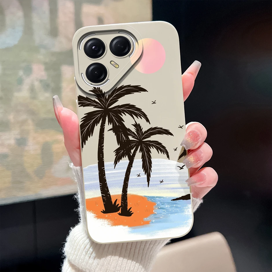 Pretty Flower Soft Silicone Full Protection Phone Case