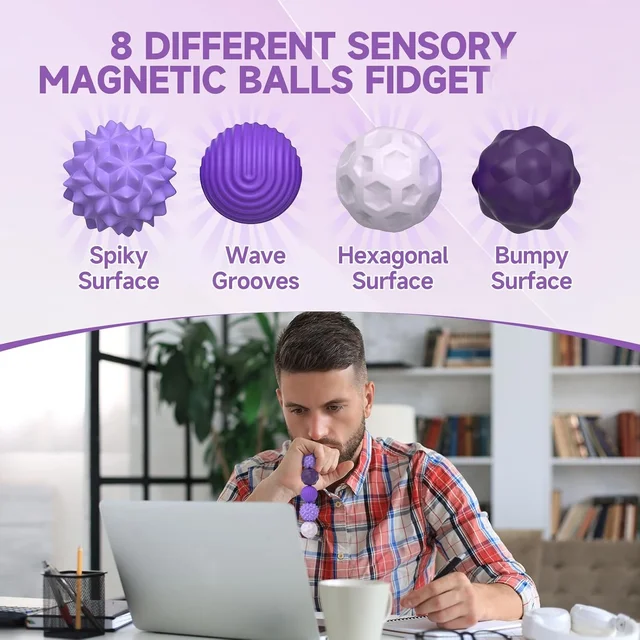 Magnetic Massage Balls Hand Acupuncture Ball Massage Massager Roller For Hand Exercise Physical Therapy 4