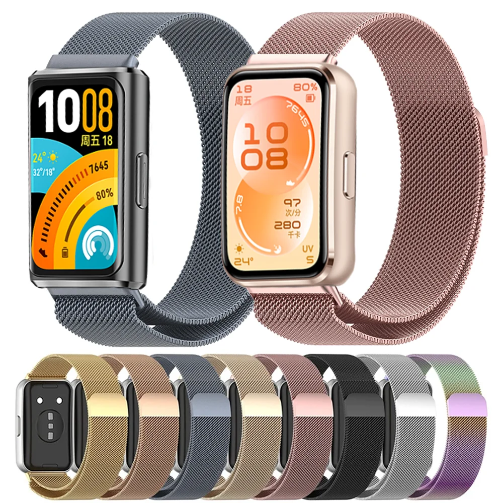 Milanese Metal Magnetic Strap Bracelet - Breathable Wristband Correa Accessory