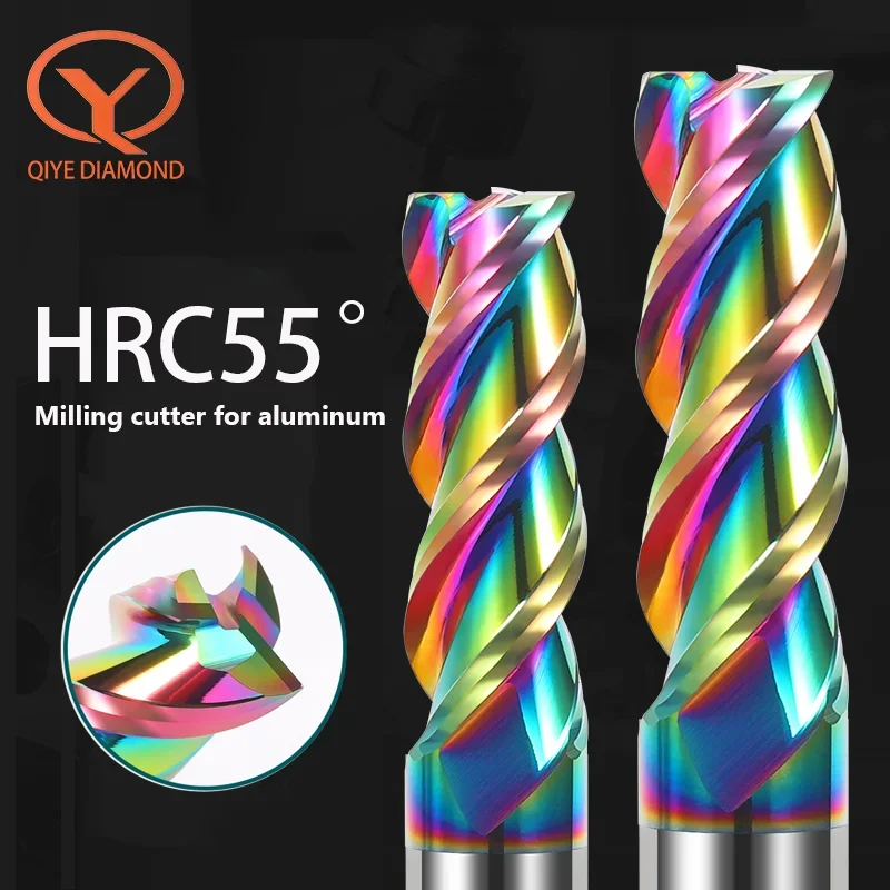 3-Flute-Carbide-Milling-Cutter-Tungsten-End-Mills-1-20mm-HRC55-For ...