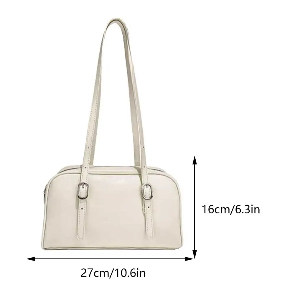 Women PU Leather Shoulder Armpit Bag Y2k Girls Chic Hobo Bag Brand Handbags Purse Luxury Top Handle Tote Bag 2023 Women's Bags