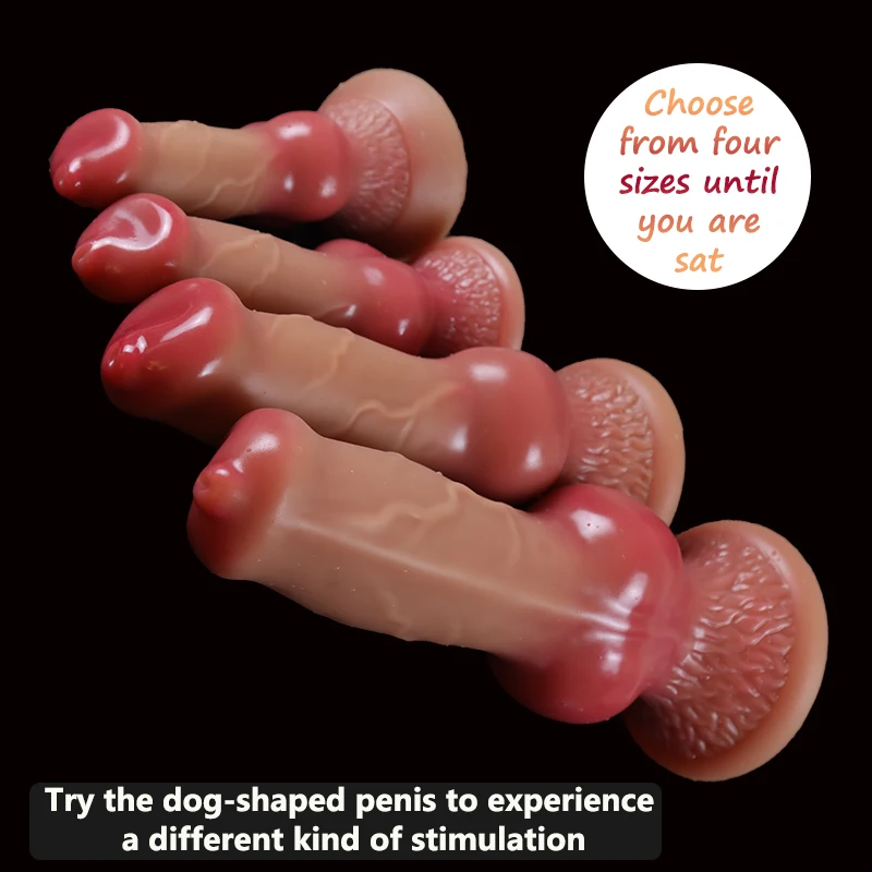 Dog Dildo/Huge Dildo Animal Realistic Penis with Suction Cup Big Butt Plug Giant Monster Cock Dick Adults Supplies for Men Women sex toys
