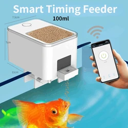 Smart Wireless Automatic Aquarium Feeder with App and Voice Control (100ml)