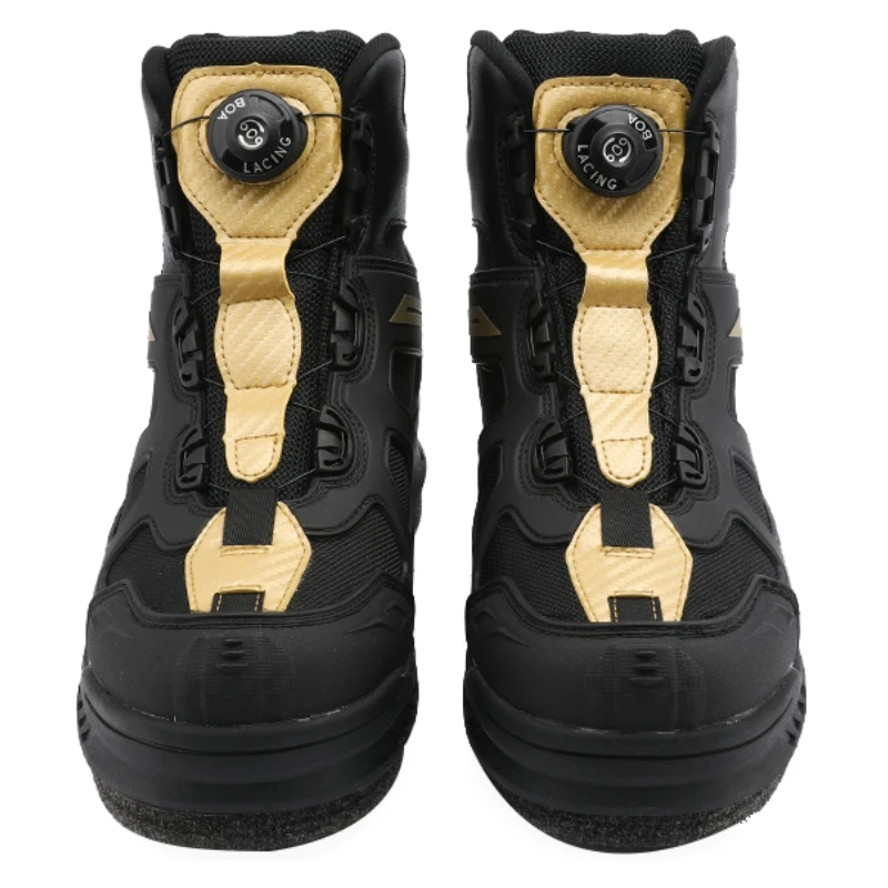 Rubber Boots For Adults Breathable Fly Shoes Anti-Slip Waterproof Felt Sole Outdoor Fishing fly fishing shoes fishing boots