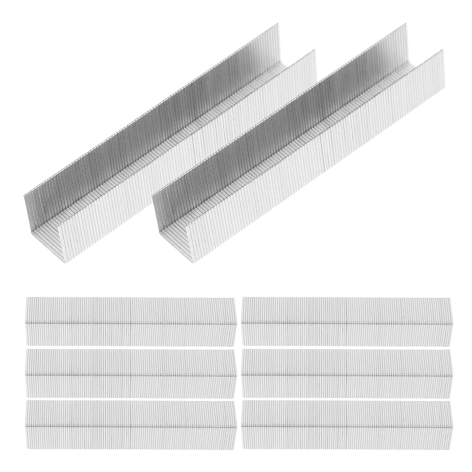 1000Pcs 표준 스테이플 헤비 듀티 스틸 리필 종이 바인딩용 사무실 학교 가정용 녹 방지 스테이플 핀 유니버설