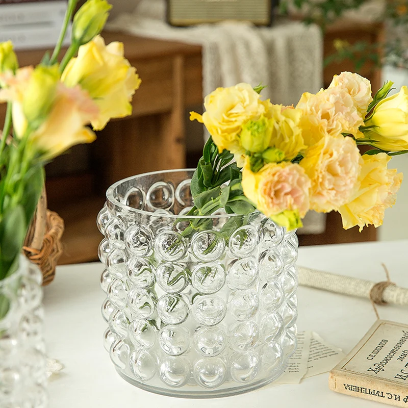 

Minimalist Wedding Vase Glass Nordic Office Table Minimalist Aesthetic Modern Room Funky Art Vases Vasi Per Fiori Home Decor