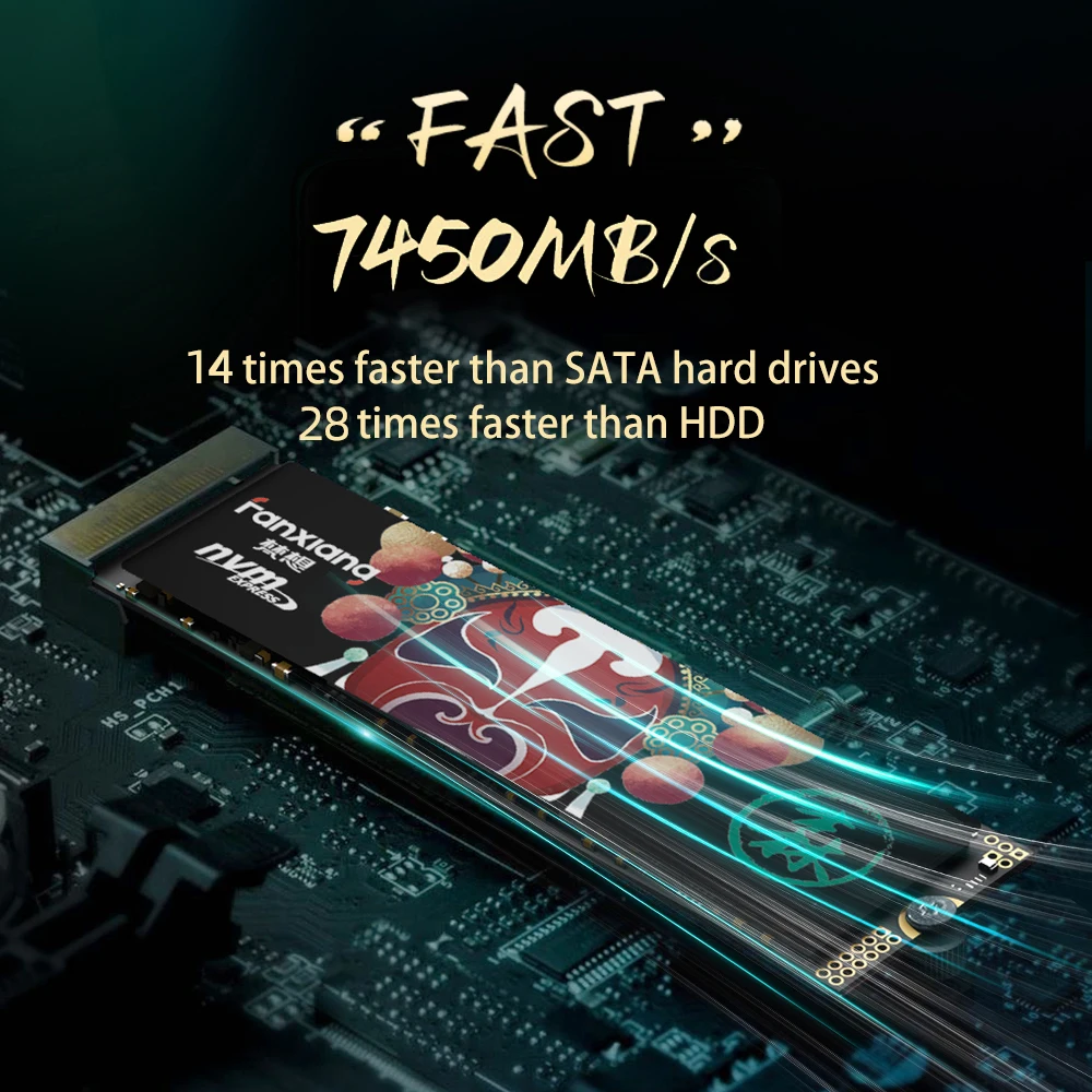 Interna de Estado Sólido de Fanxiang para pc Portátil e Desktop S500 Pro S690 S790 Ssd 2tb 1tb Disco Rígido Tlc M.2 Nvme Pcie3.0 4.0 Unidade - Imagem 3